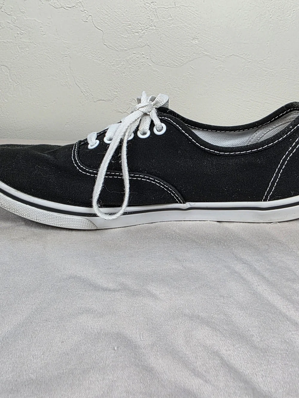 Vans Authentic Black Canvas Sneakers Size 7.5 Women